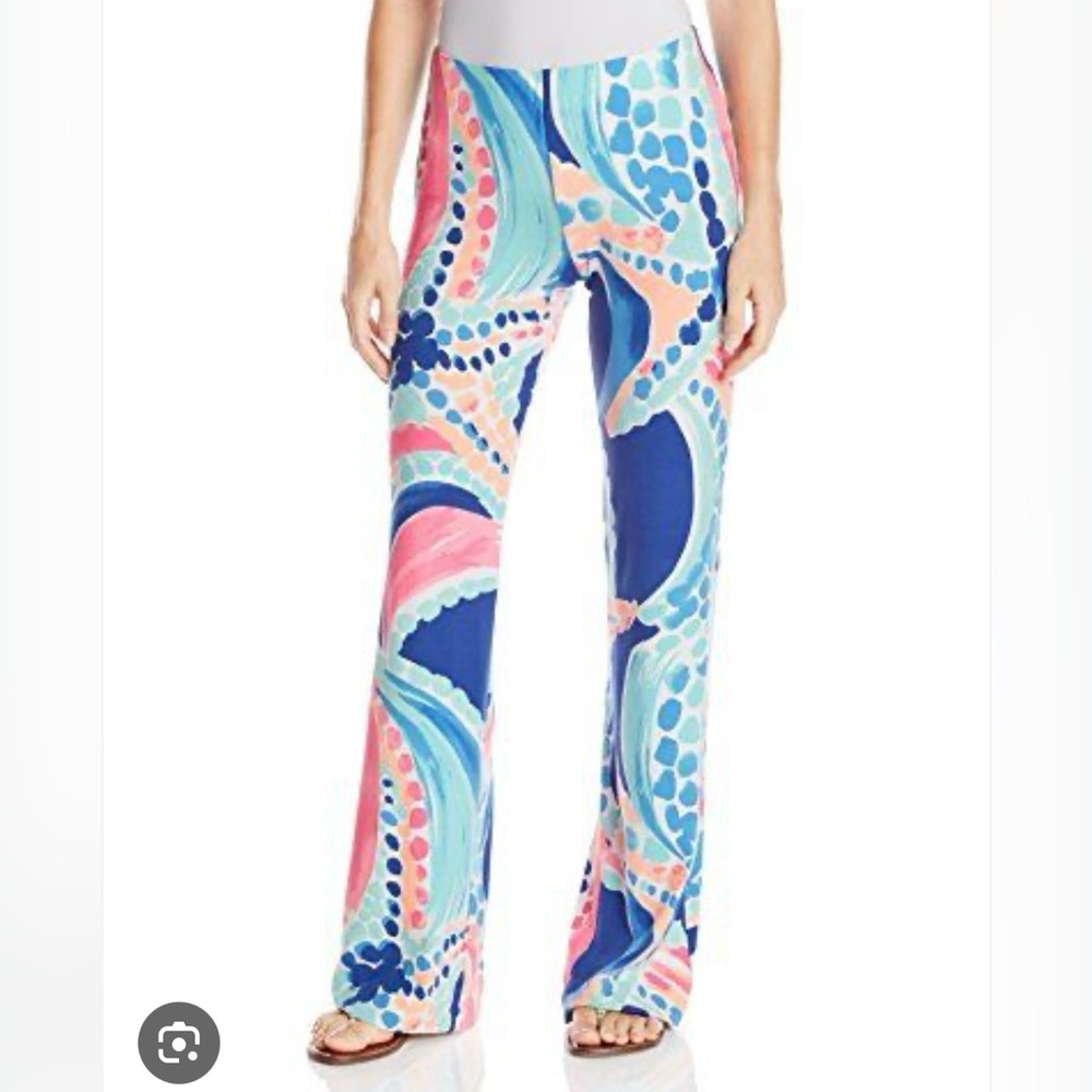 Lilly Pulitzer Georgia May Ocean Jewels Palazzo Pants M